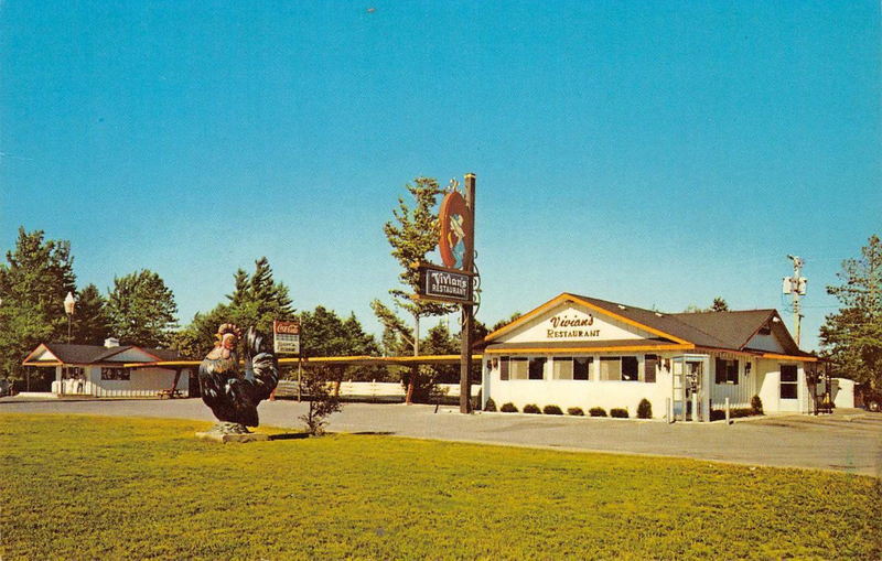 Vivians Restaurant - Vintage Postcard (newer photo)